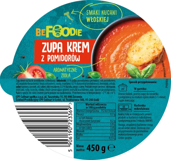 Zupa krem z pomidorów